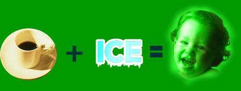 Coffee + Ice = Happy