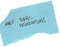 make travel reservations